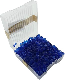 Queenbox 1Box Rechargeable Silica Gel, Desiccant Absorber Dehumidifier, Color Changing Indicating for Air Dryer Home Storage, Blue