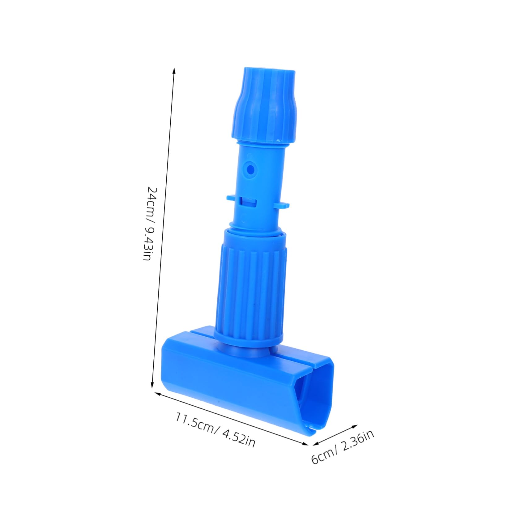 STOBAZA 2pcs Mop Head Clamp: Plastic Replacement Grip for Wet Floor Mops - Quick Connect Part for Commercial Cleaning & Industrial Use