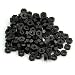 Electronics-Salon 100pcs M3 Metric Black Nylon Hex Nut, Hexagonal.