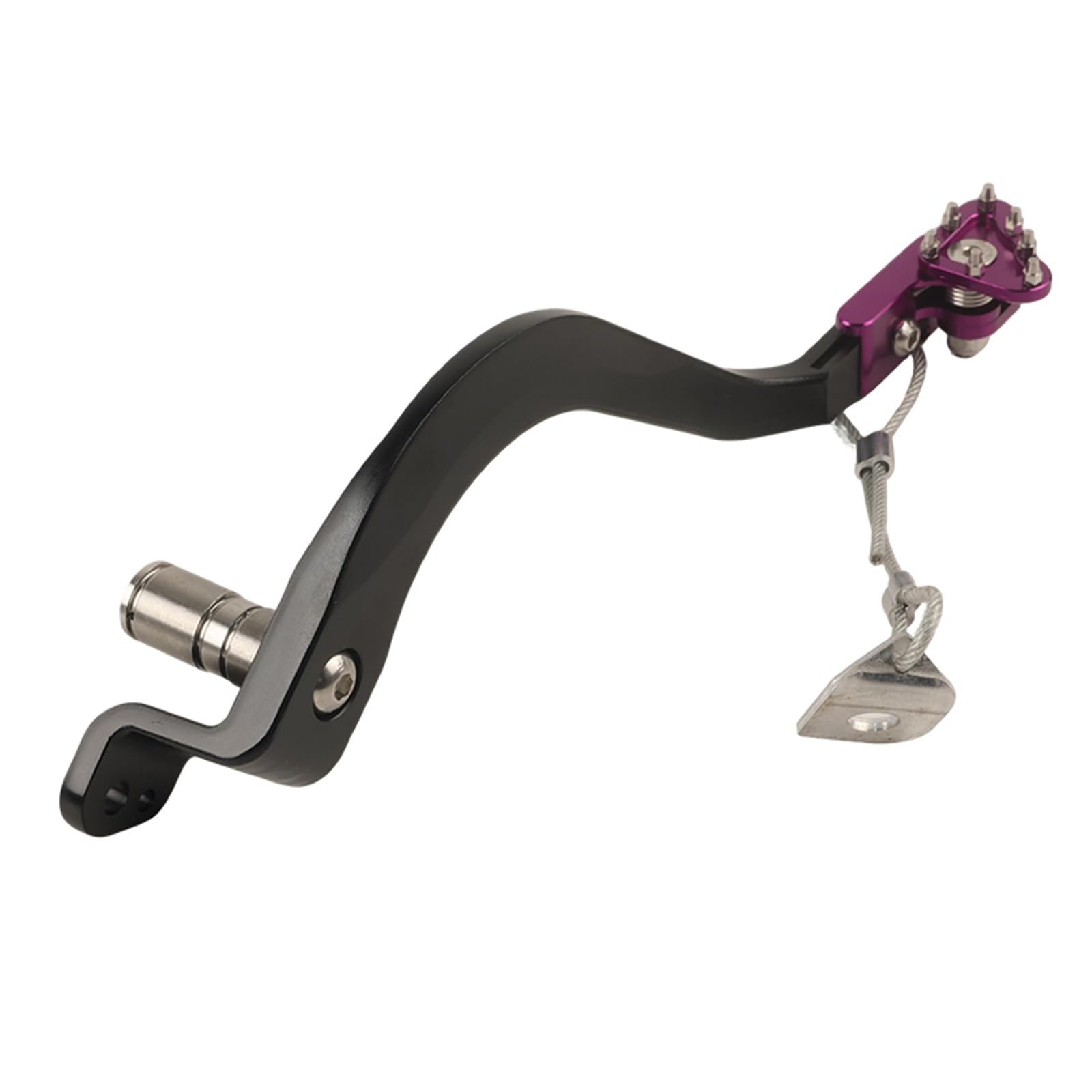 Emympuksck Purple Motorcycle Foldable Forged Rear Foot Brake Pedal Lever For Crf300l Crf300 Rally Crf 300L Crf 300 L 2021-2025