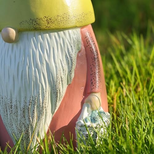 Nains de jardin d'extérieur avec oreilles de lapin mignon pour Pâques
