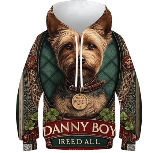 Sweat à capuche chien pull confortable enfant fini les vêtements ternes