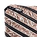 ZIPIT Metallic Pencil Case for Girls | Big Pencil Pouch for School, College and Office | Pencil Bag for Kids (Rose Gold)