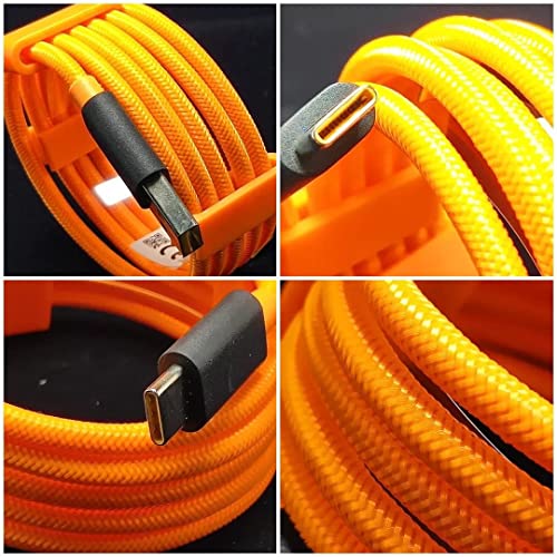 Image of Original 30w Fast Charging Type mclaren Edition Charging Cable for One Plus 6t /7 /7t /7t pro USB 1 Meter Round Nylon Braided Cable