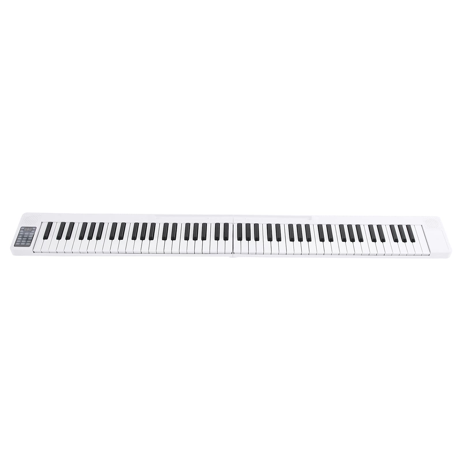 Teclado de piano, Piano eléctrico plegable multifuncional con 88 teclas y batería incorporada para amantes del piano para principiantes