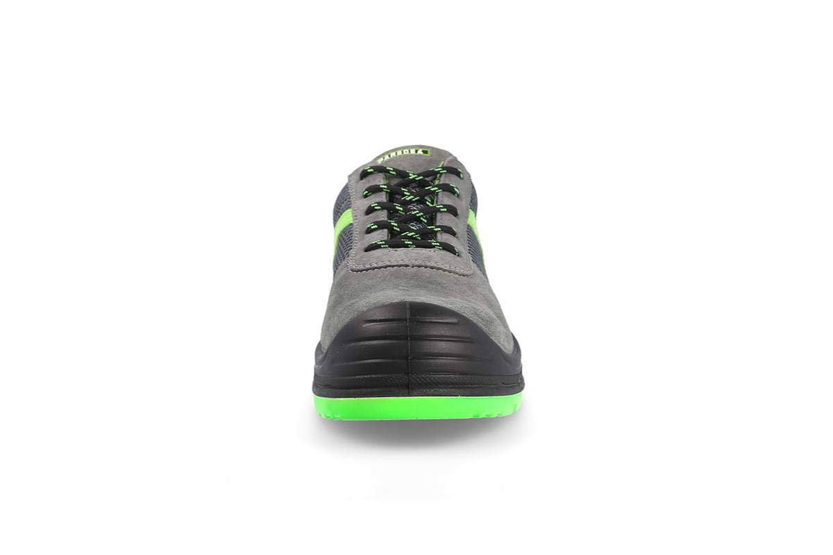 Paredes Zapato Seguridad Carbono Plus, Color Gris y Verde - Talla 47 EU