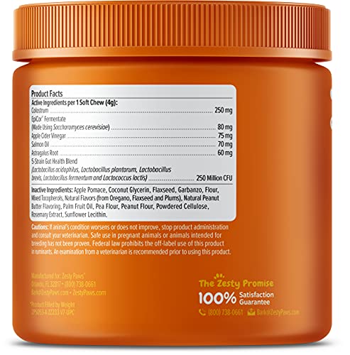 Zesty Paws Allergy Immune Supplement for Dogs - with Omega 3 Wild Alaskan Salmon Fish Oil & EpiCor + Digestive… - Image 5