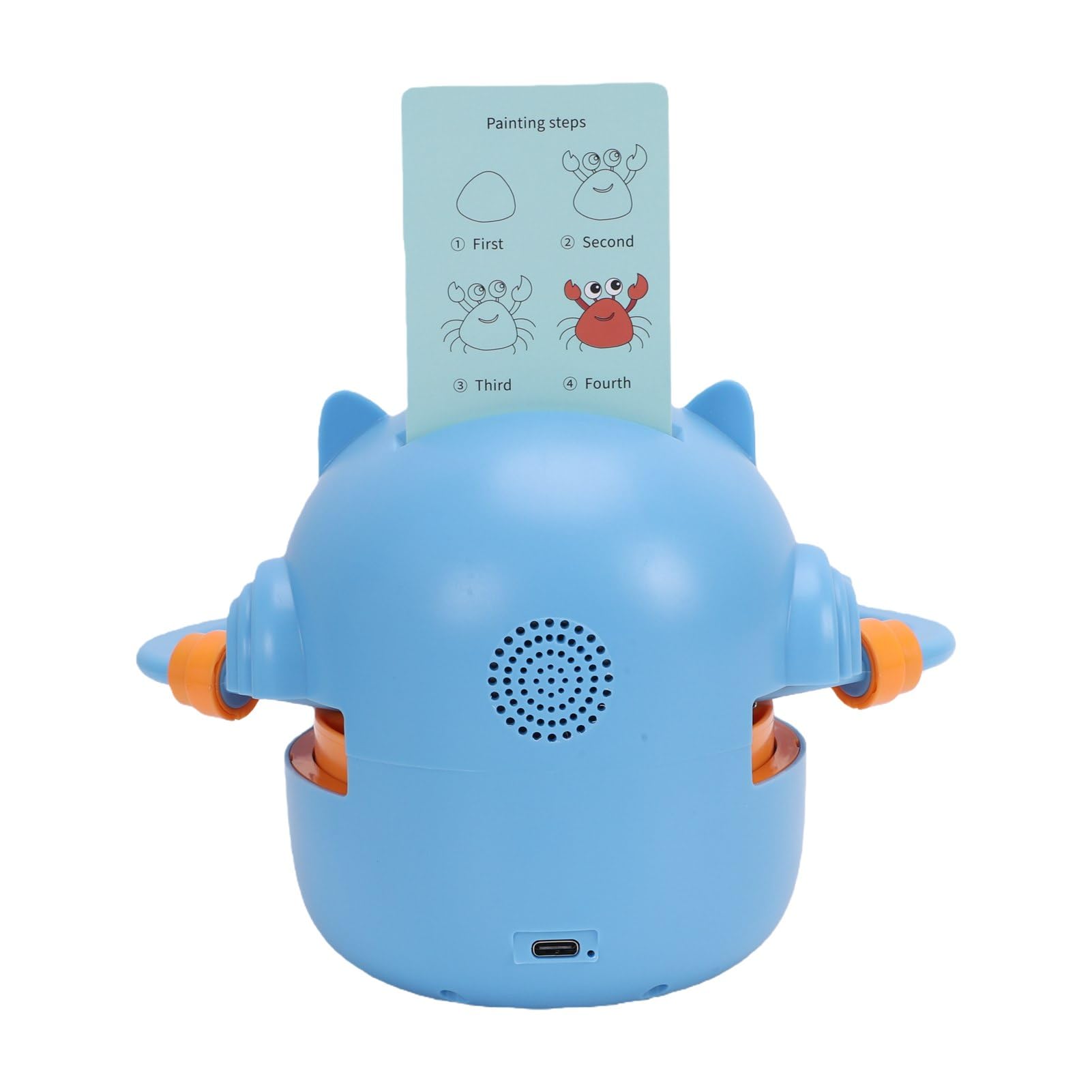 Dilwe Robot Educativo per Disegnare Bambini, 100 Carte Lavagna Riutilizzabile con 30 Giorni di Standby per Apprendimento Montessori Prescolare