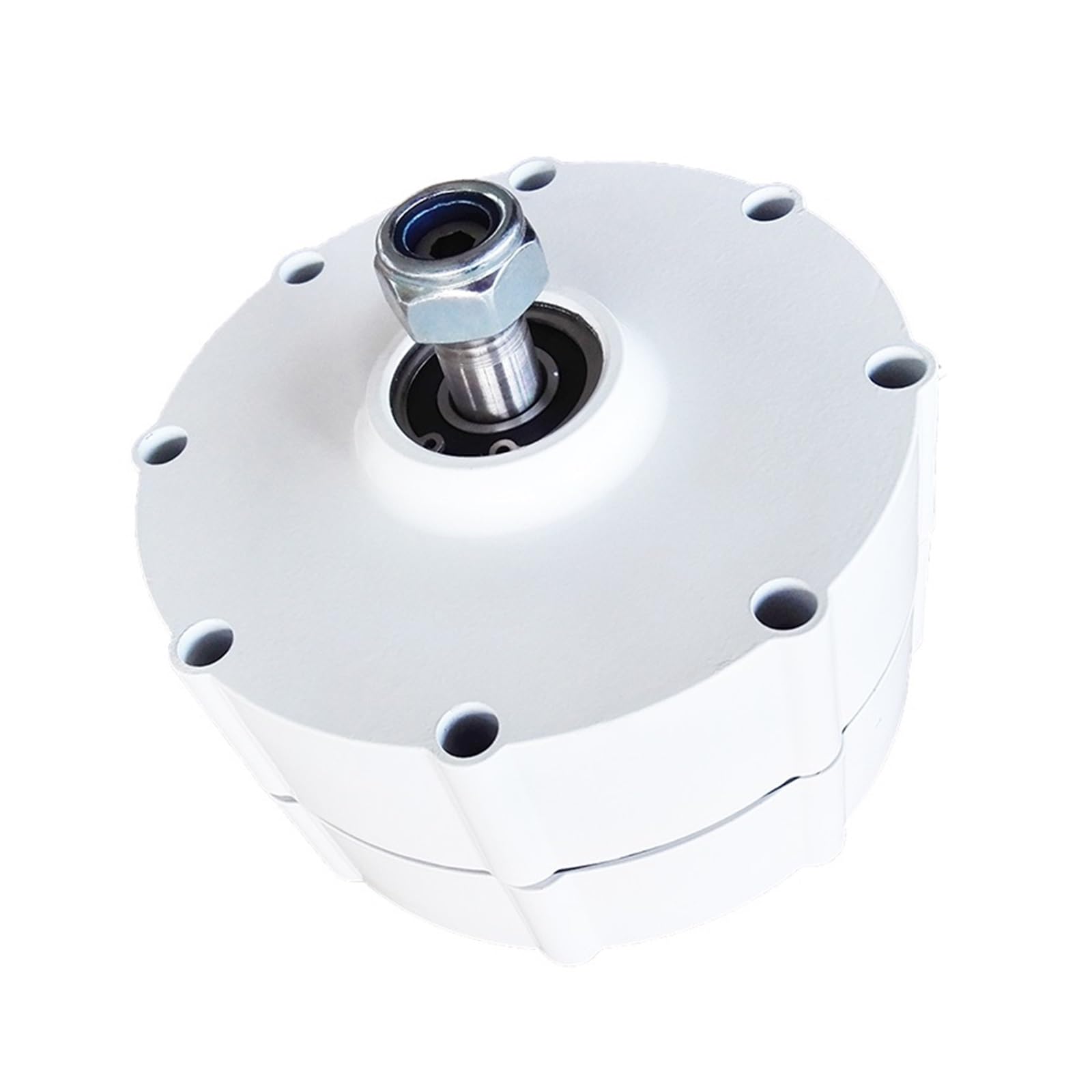 Vertical Wind Turbine Three Phase Permanent Magnet nerator 500W PMG Alternator with DC Controller for Horizontal Or Vertical Wind Turbine(No Base,Single Shaft,OneColor)