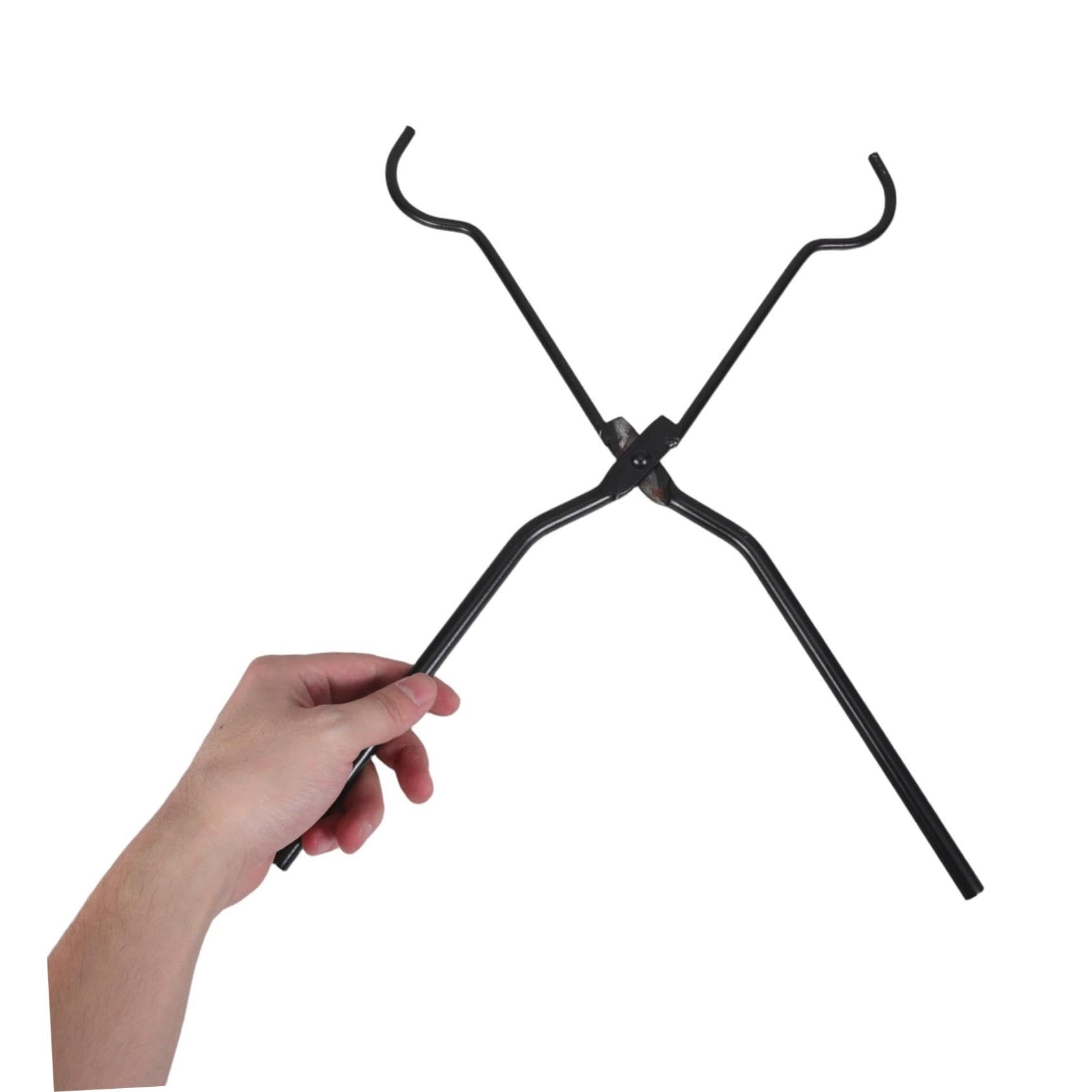 Pinze per Crogiolo in Ferro Nero per Fusione Metalli Comfort Ergonomico e Presa Sicura, per Forniture di Fusione e Gioielleria