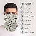 UWSG Fashion Bandanas Headwear Seamless Neck Gaiter Headwrap Balaclava (Goth Bat) (Goth Bat)