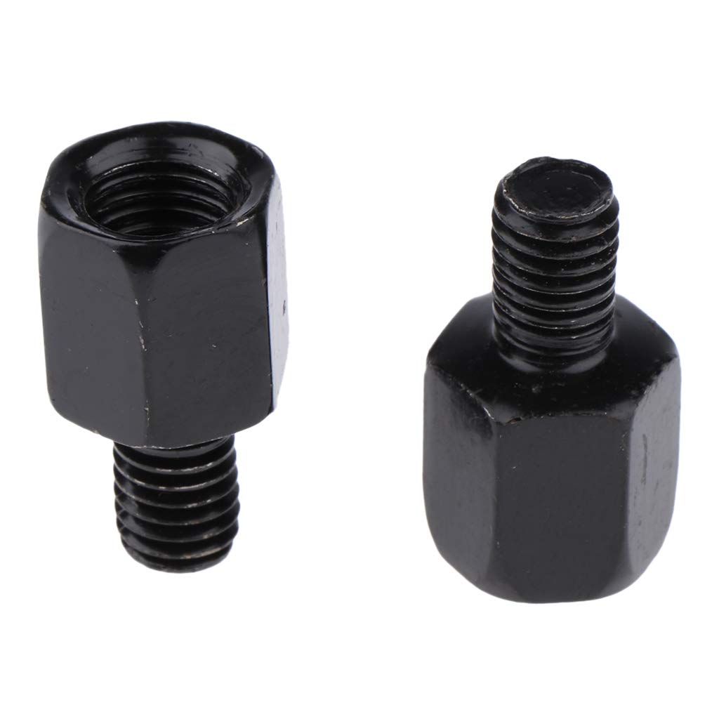 Club Bollywood®Scooter MMotorcycle Mirror Mount Adapter RH 10mm to LH 8mm Mirror Rear for | Parts & Accessories | Motorcycle Parts |2 Pieces Motorcycle Rearview Mirror Adapter Bolts-image-20