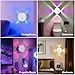Motion Sensor Wall Light,8 Colors Rechargeable Motion Sensor Night Light,Magnetic RGB LED Wall Lamp,Indoor Wall Light for Hallway,Stairs,Bedroom,Bar Decor
