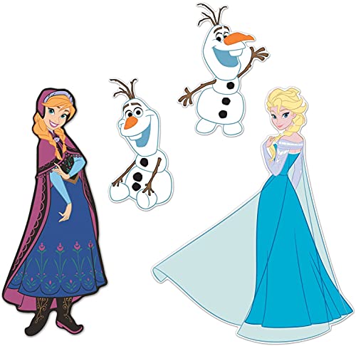Stickers Repositionnables la Reine Des Neiges en Relief 3D
