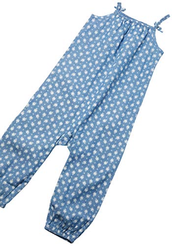 Macacão Florzinhas, Tip Top, Meninas, Azul (Azul Claro), 3T