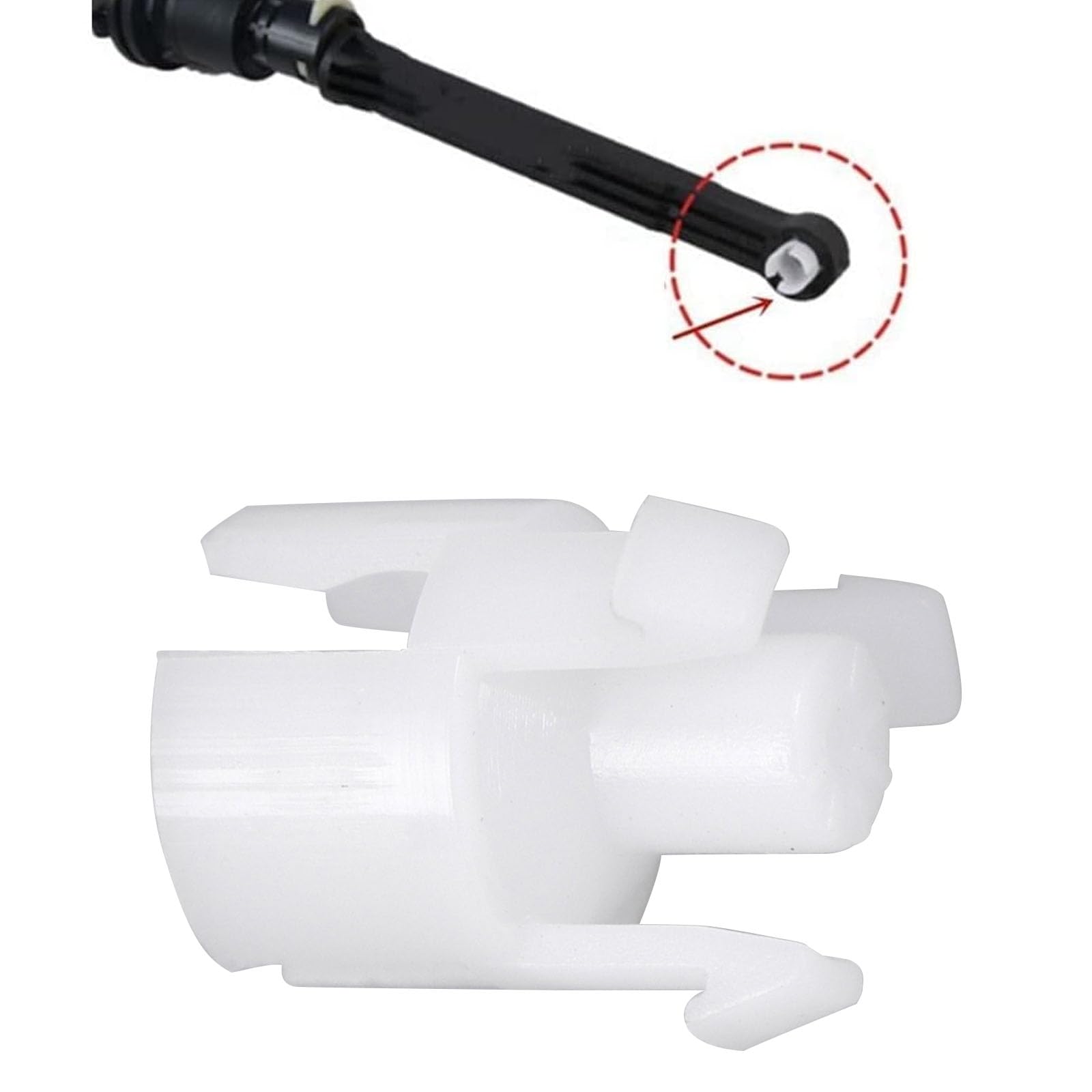 2 Pcs Clip Maître Cylindre d’Embrayage de Voiture, Clip de Boucle de Maître pour Citroen C3 C4 Peugeot 301 208 308 307 408 Clutch Master Cylinder Boucle Clip Car 9676534480