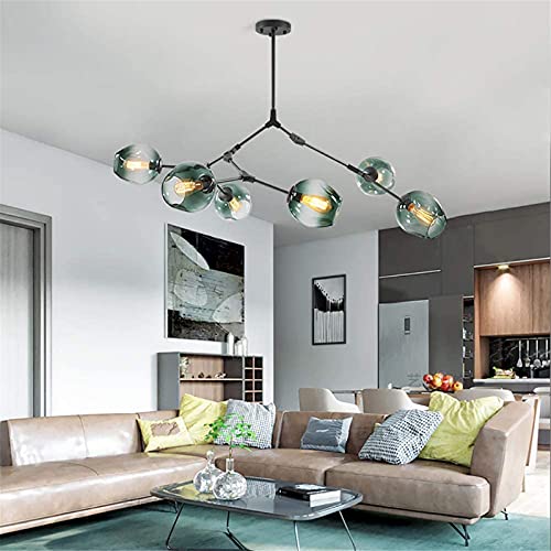 Chandelier Spoutnik 9-Lights avec hauteur d'ajustement ajustable