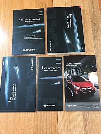 2011 Hyundai Tucson Owner's Manual With Case: NONE: Amazon: Books