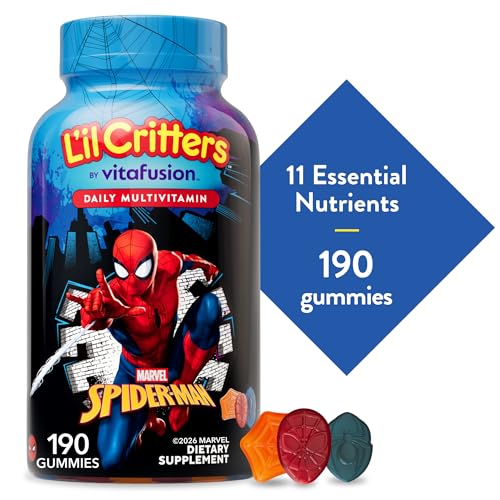 Lil Critters Spider-Man Kids Multivitamin Gummies | 190 Count - Image 4