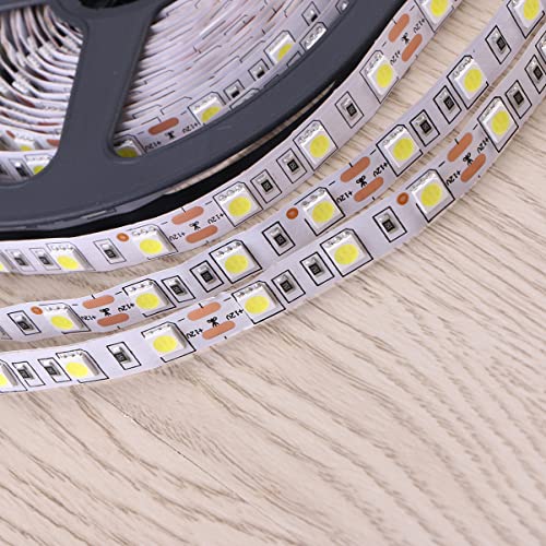 Tira de luces LED flexible roja 5m 24V 300 SMD 5050 miniatura 4