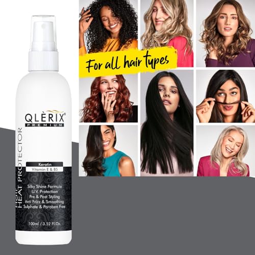 Image of Premium Heat Protection Hair Spray for Men and Women Heat Protection Mist With Keratin Vitamin E and B5 | Damage Protect and Thermal Protect (100ML) (1)