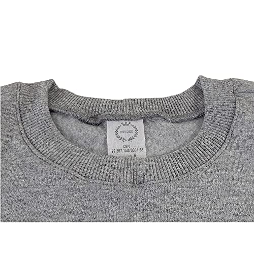 Blusa de Moletom Infantil, Baby Deluxe, Mescla, 14 Anos