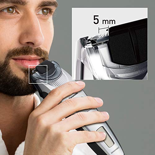 Panasonic Premium Bartschneider ER-SB60, 19 Längeneinstellungen, Barttrimmer 0,5-10 mm, Trimmer für Herren, mit Ladestation Bk - Image 7