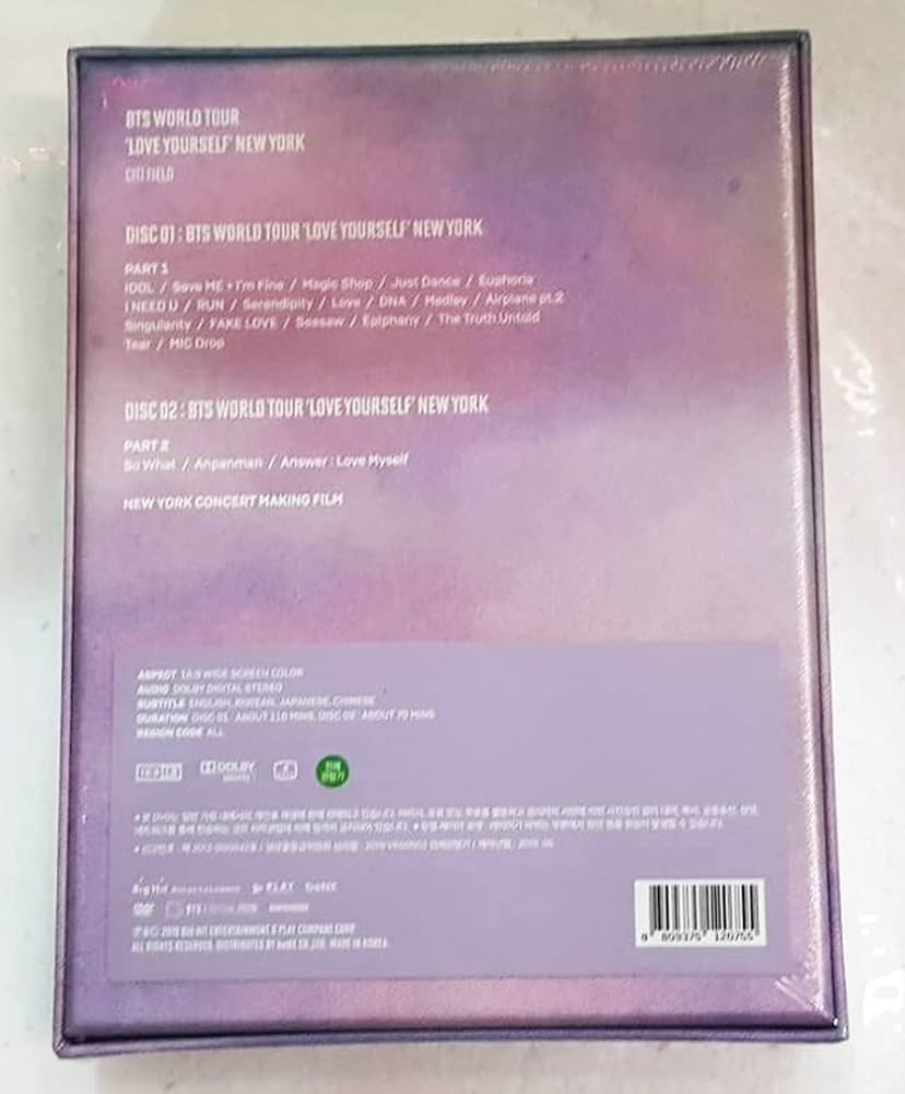 Amazon.com: BTS Official World Tour 'Love Yourself' New York