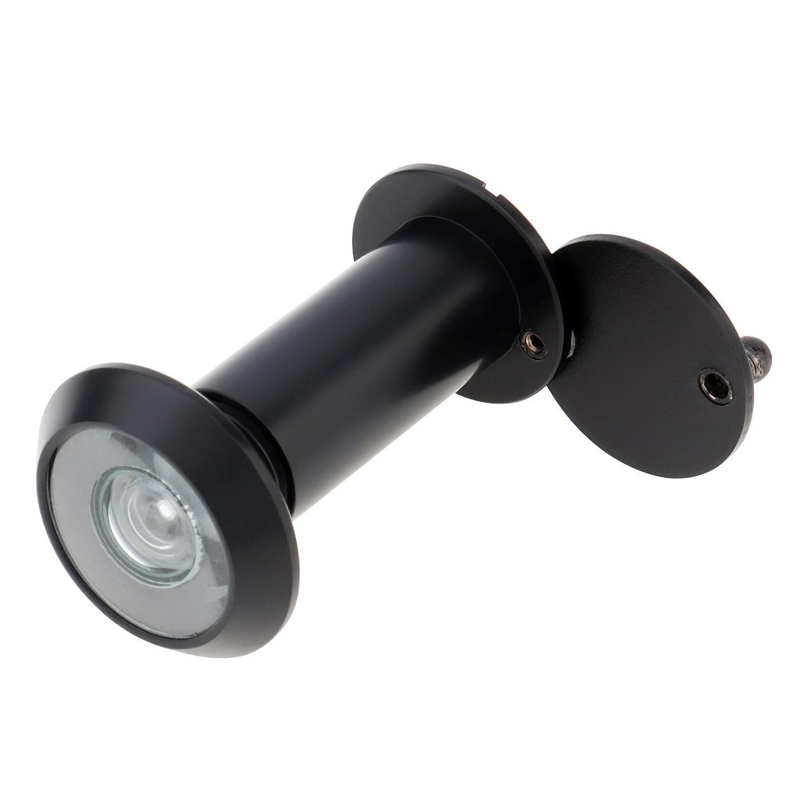 2 Piece Solid Brass 180 Degree Door Viewer for 1.33 to .3 inch Thickness High Definition Security Peek Peep Holes for Home(Color-Silver)