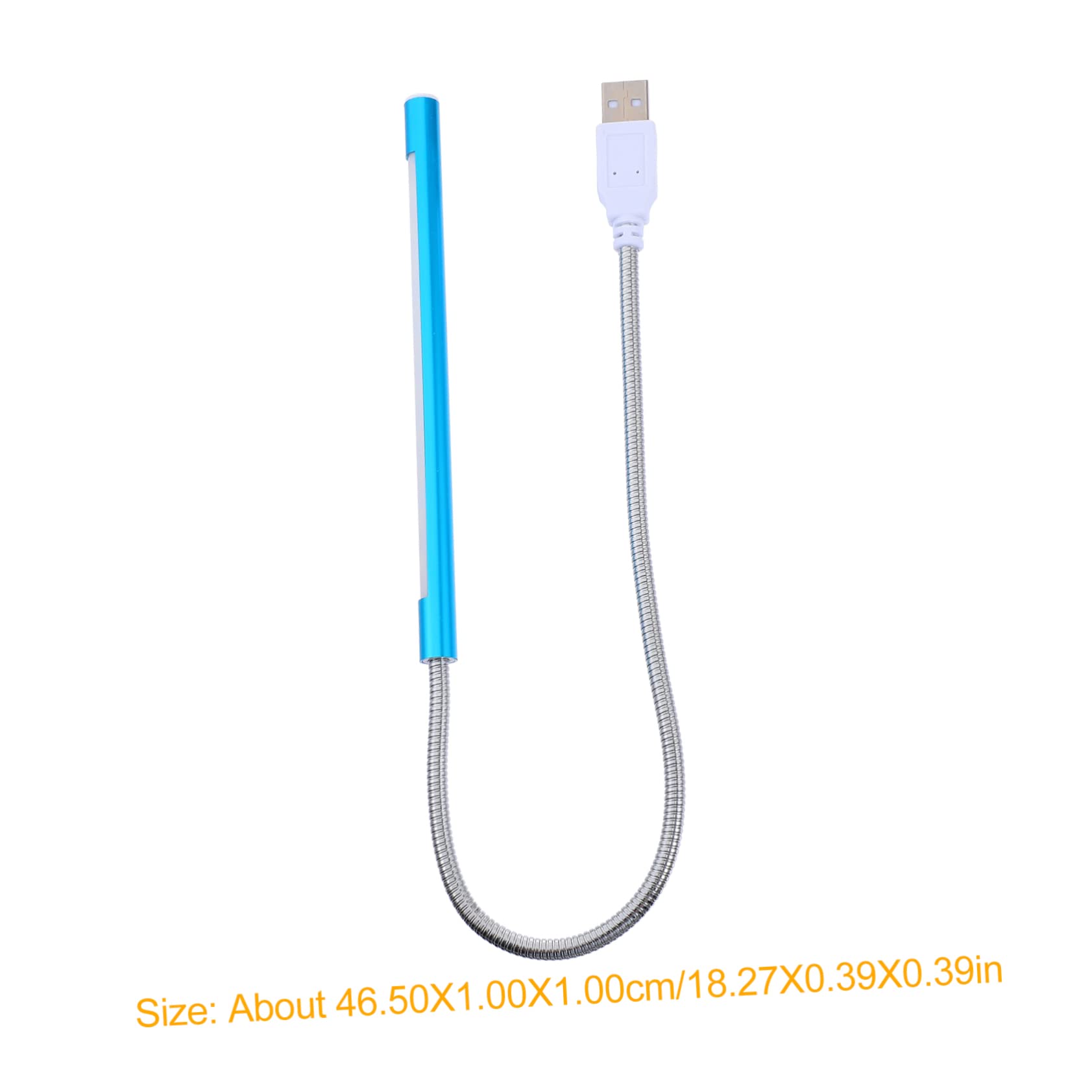 Holibanna 2pcs USB Led Touch Lamp Dimmable Bed Reading Light Portable USB Light for Computer Laptop and Outdoor Use and Flexible Gooseneck