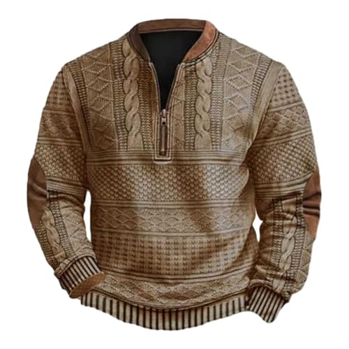 Pull en coton mélangé doux pour homme avec finition côtelée