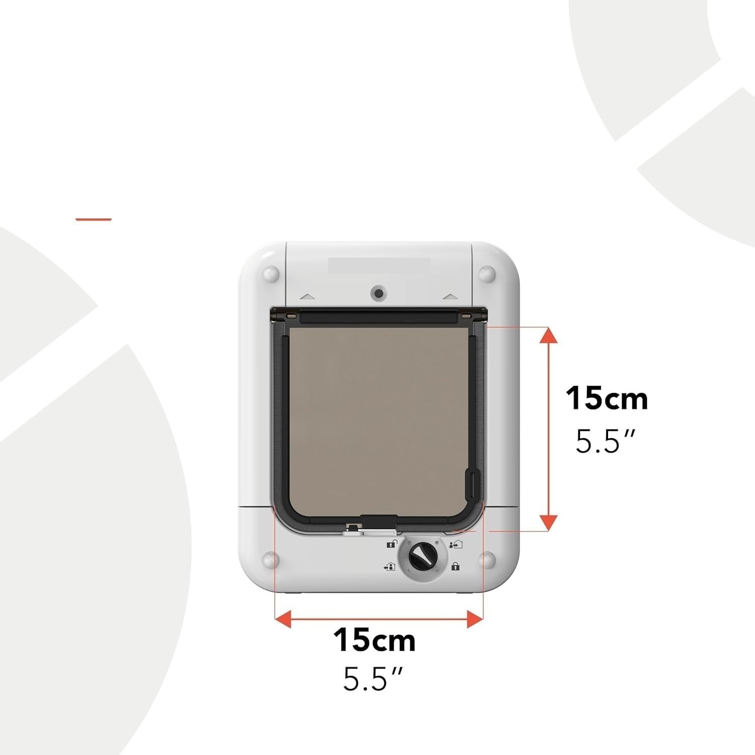 The Aesthetically Pleasing Microchip-Activated Cat Door, an Artificial Pet Door, is Suitable for Small Indoor Pet Cats