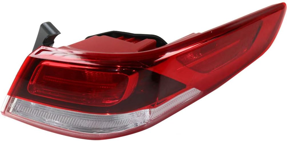 KarParts360 For Kia Optima Tail Light Assembly 2016 17 18 2019 Driver Side Bulb Type CAPA For KI2804130 | 92401-D5000
