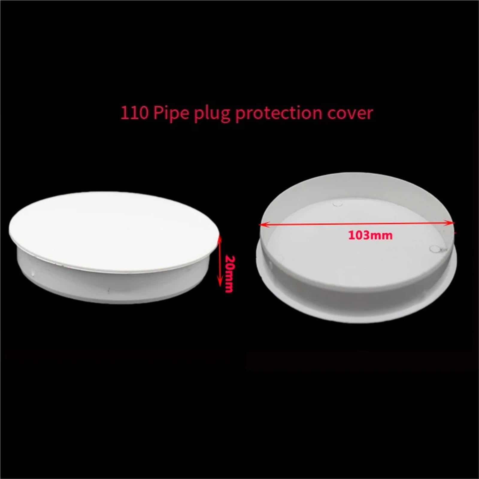 1pcs Pipe Cap Decor Cover Thickened 50-160mm Inner Blocking Cap Sewer Pipe Insect Proof Pipe Cap Protective Cap(75mm) Brass Hose
