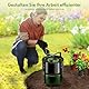 Gifeerory 5-in-1 Gartensieb Handkurbelsieb aus Metall Ø30cm mit 4 Sieben (3/6/9/12mm), Effizientes Sieb für Erde, Steine, Sand, Kompost, Unkraut – Austauschbare Siebe für Gartenarbeit