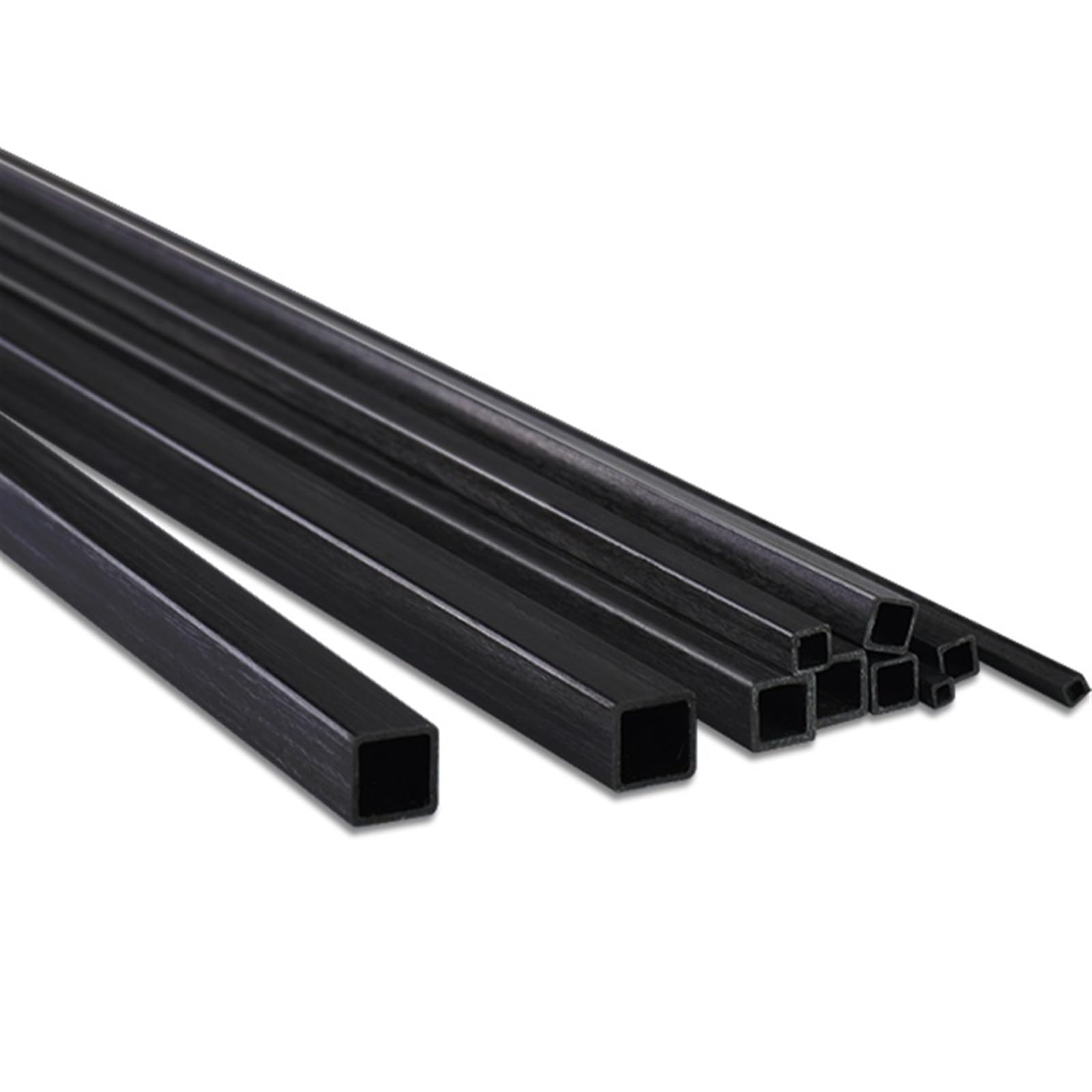 4pcs/Lot Carbon Fiber Square Tube Length 500mm Outer Diameter 3mm 4mm 5mm 6mm 8mm 10mm Carbon Square Tube 3K Carbon Fiber Square(4x4x3x500mm)