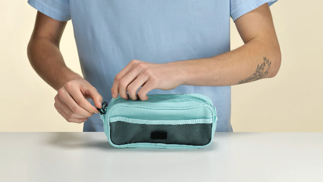 Grafoplás Schultasche Bits & Bobs – Blau, 38x28x6 Cm, Polyester, Verstellbarer Träger