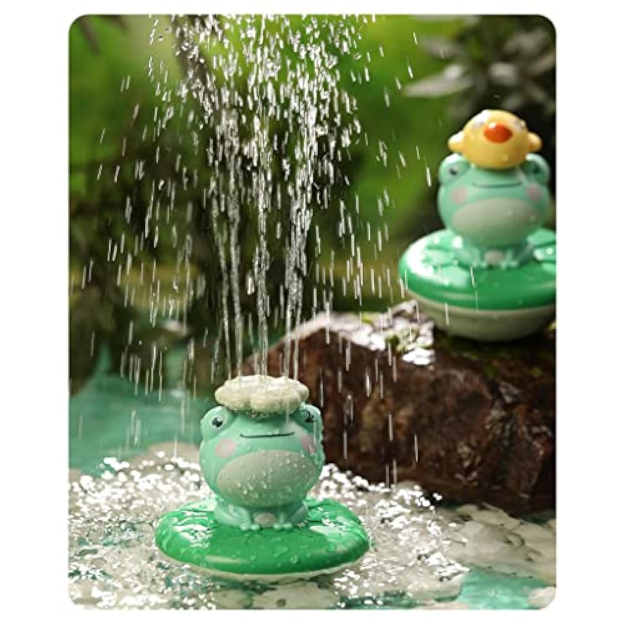 Cute Frog Water Ball Electric Sprinkler Bath Toy