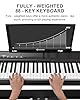 KEYIVOX S-200 88-Key Full Weighted Digital Piano with MP3 Player, Dual Headphone Jack, Sustain Pedal, Portable Electric Keyboard for Beginners and Home Use #3