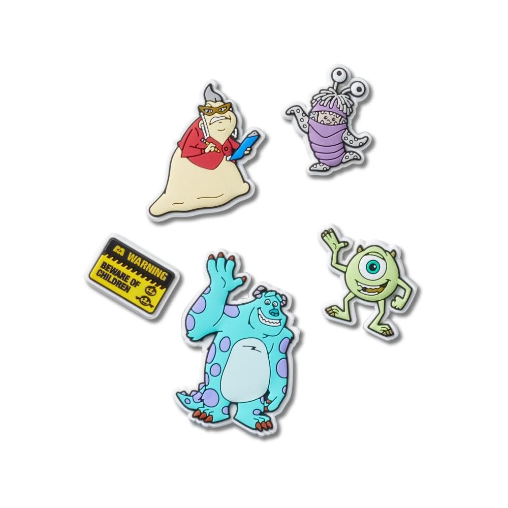 Crocs Unisex Kids Multicolore Jibbitz Monsters Inc (X5)