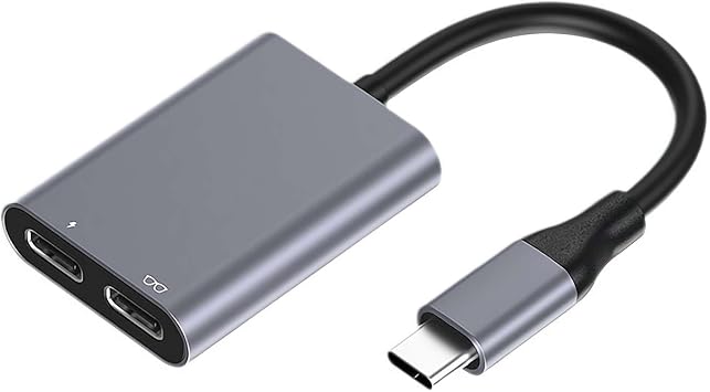 USB Type C AR Glass Charger Adapter USB C to XREA-L HUB PD 100W Fast Charge 3840*2160@60HZ1920*1080p@60Hz Support Resolution Steam Deck, R-okid, Vi-ture, Switch, ROG Ally, Phone 15 Devices Compatible