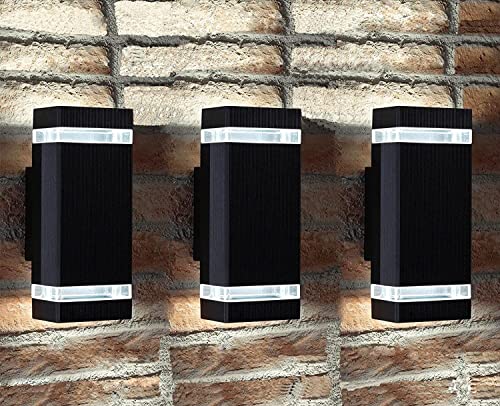 Outdoor Wall Lights, Dusk to Dawn Up Down LED Sconce for Porch Patio