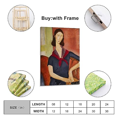 Toile Modigliani Jeanne Hébuterne, impression d'art premium - 2
