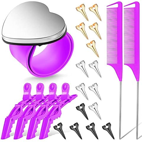 Patelai 22-Piece Magnetic Wrist Sewing Pincushion Hair Styling Set Cover