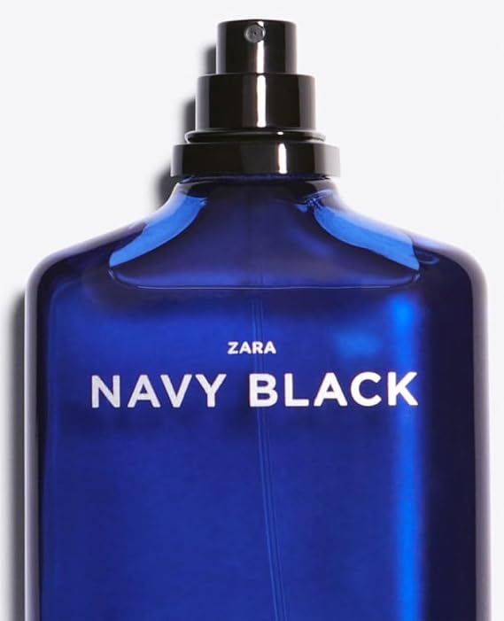 Zara Man Navy Black Cologne for Men EDT Eau De Toilette 100 ML (3.4 FL OZ)