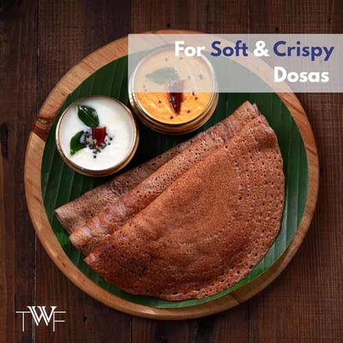Image of TWF Ragi Flour | 1 Kg | Stone Ground | Not Pulverized | Finger Millet Atta | Naturally Gluten-Free | Virgin - Nutrient Rich | Mandua, Kezhvaragu, Mandia, Taidalu, Kodra, Ragula, Nachni Aata