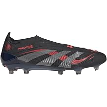 adidas Mens Predator Elite Laceless Firm Ground Soccer Cleats - Black
