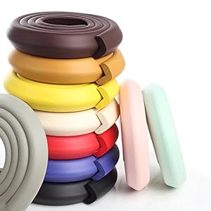 Elf Star Furniture Edge Bumper Guard, 2×2 Meter (13 Feet), Black