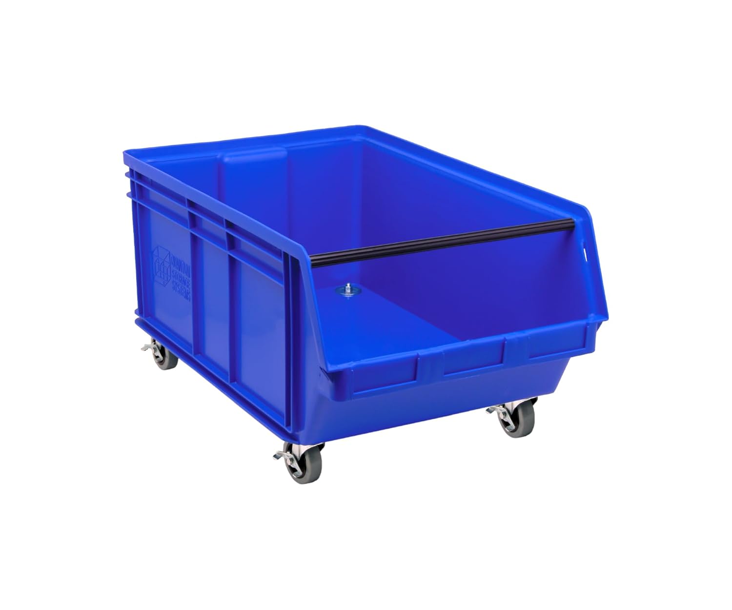 Quantum Storage Systems QMS843MOBBL MAGNUM Mobile Heavy Duty Part Organizer Blue Bins 29" L x 19" W x 18" H