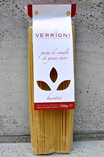 Bucatini Durum Wheat Pasta by Verrigni-- Two (2) 500g Bags